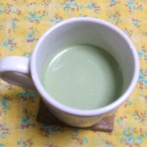 ホッと☆緑茶＆青汁きなこ牛乳♪